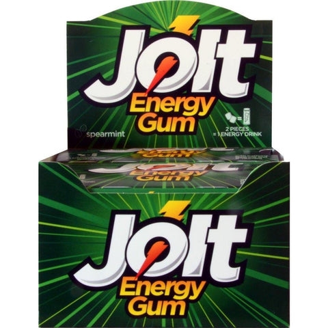Jolt Energy Gum Spearmint 12 Pack